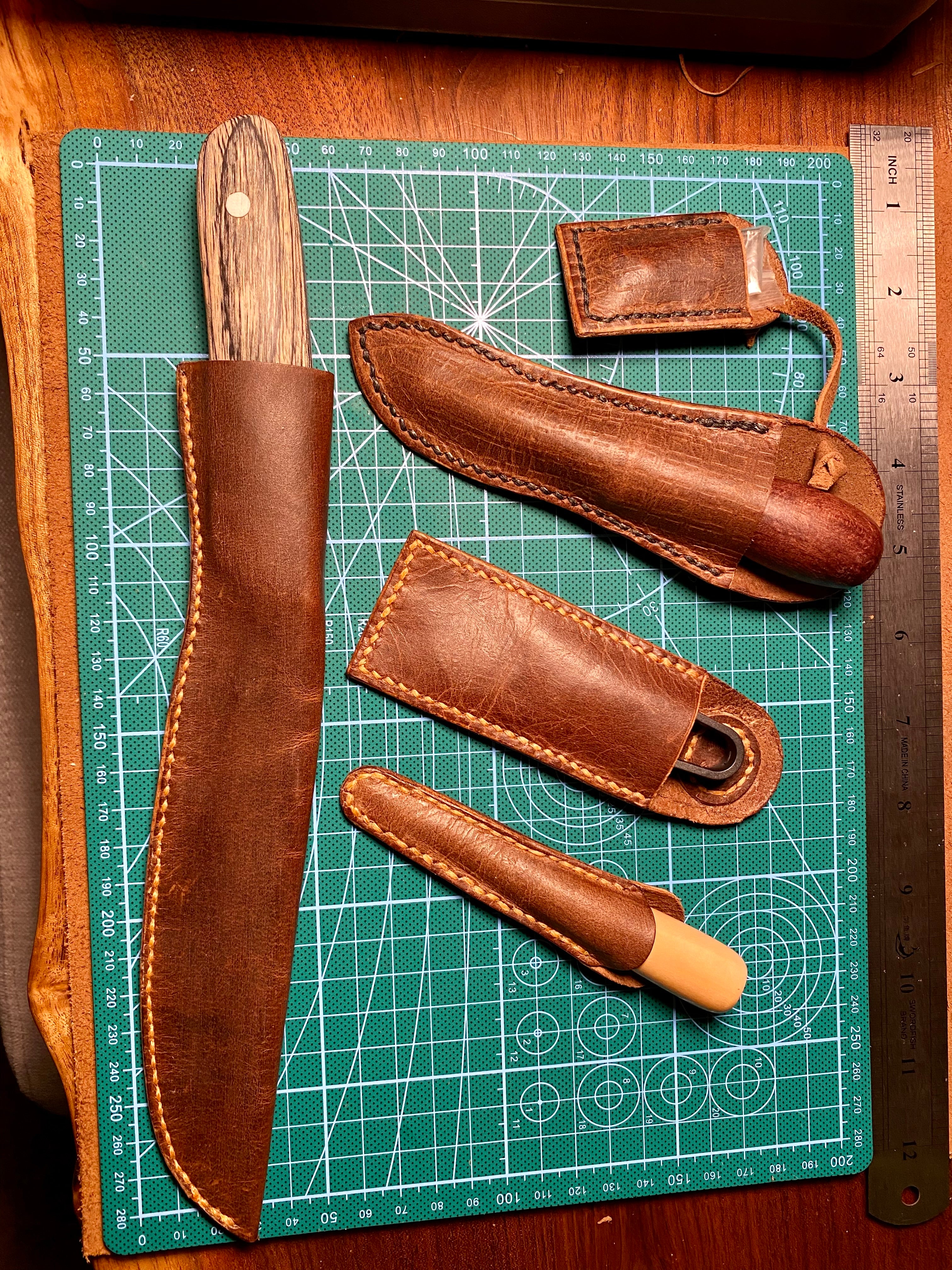 Made First Knife Sheath